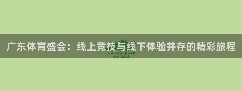 833直播足球比赛在线观看下载：广东体育盛会：线上竞技与线下体验并存的精彩旅程